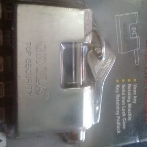 Candado Seg.90mm Grola