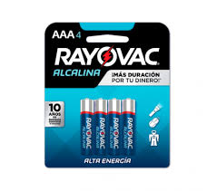 Pila Rayovac Alc.Mini Aaa *4 Blister