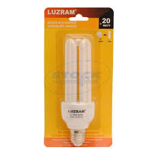 Lamp.Bajo Cons.3-U 20W Calida Luzram