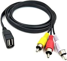 Cable A/V 3Sal.1.5mt Sencillo Chino