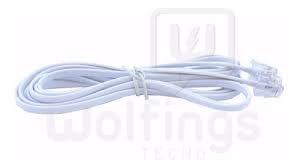 Cable P/Telef.Liso 2mt