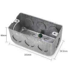 Caja De Llave 4*2 Metal Rect.