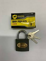 Candado 38mm Snauzer Negro 4037