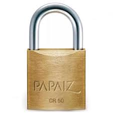 Candado Papaiz 40mm Duplo Cromado