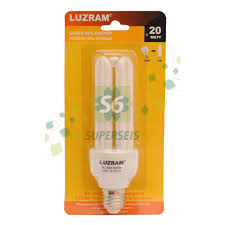 Lamp.Bajo Cons.Esp.20W Calida Luzram