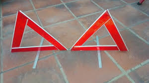 Baliza Triang.Reflect.Rojo
