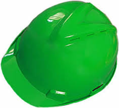 Casco Seguridad Verde Chino